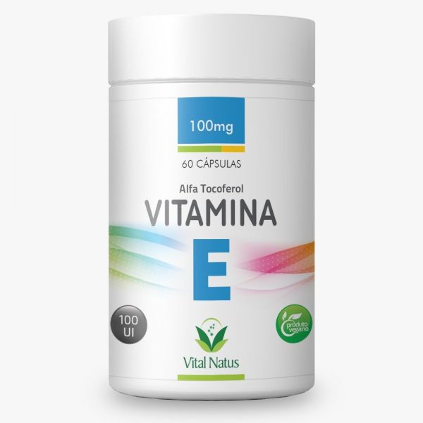 VITAMINA E 100mg C/ 60 CÁPSULAS - 100UI