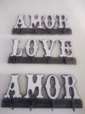 porta-chave LOVE/AMOR
